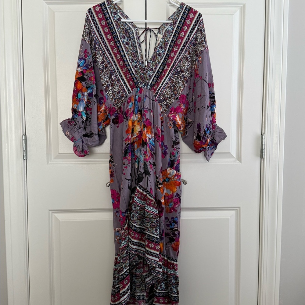 Umgee Multicolor Floral Maxi Dress